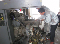 Nhà máy xi măng sử dụng máy nén khí trục vít