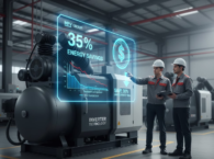 Công nghệ biến tần máy nén khí|”Chìa khóa” tiết kiệm 30% hóa đơn tiền điện nhà xưởng