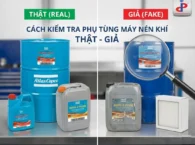 Phân biệt phụ tùng máy nén khí Thật – Giả