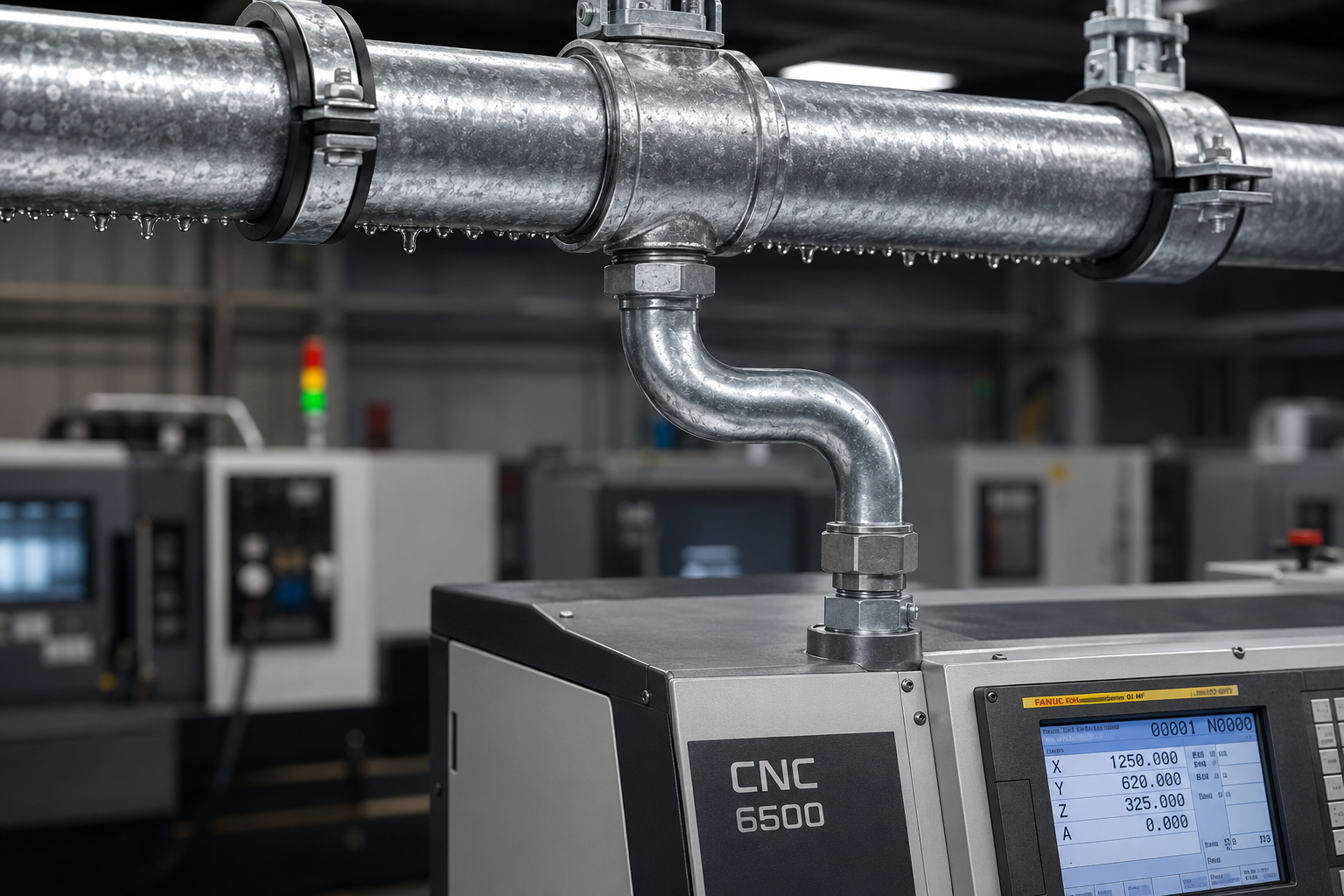 máy nén khí bị lẫn nước