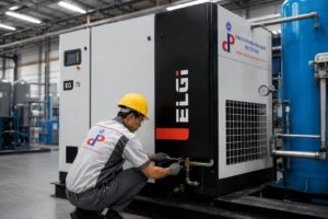 máy nén khí ra nhiều nước