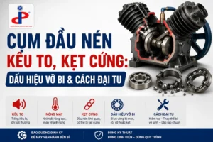 Cụm Đầu Nén Kêu To, Kẹt Cứng: Dấu Hiệu Vỡ Bi & Cách Đại Tu