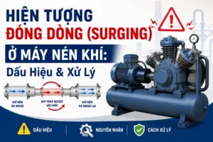 Hiện Tượng Đóng Dòng (Surging) Ở Máy Nén Khí: Dấu Hiệu & Xử Lý